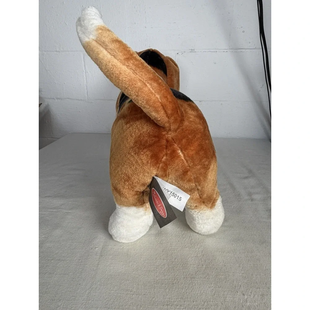 Melissa & Doug Basset Hound Plush Dog Stuffed Animal Floppy Ears Realistic Toy